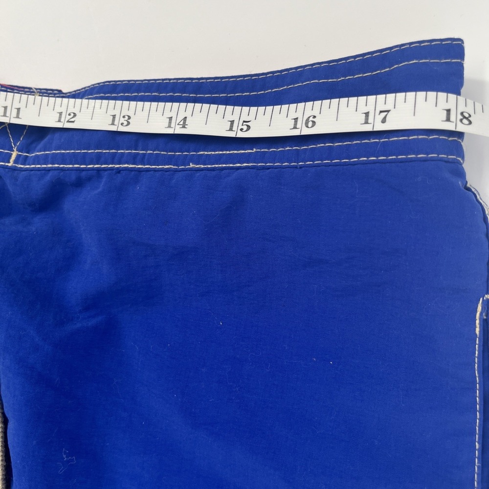 Polo Ralph Lauren Mens XL Swimwear Trunks Blue Shorts Elastic Waist Pockets EUC - Picture 6 of 7